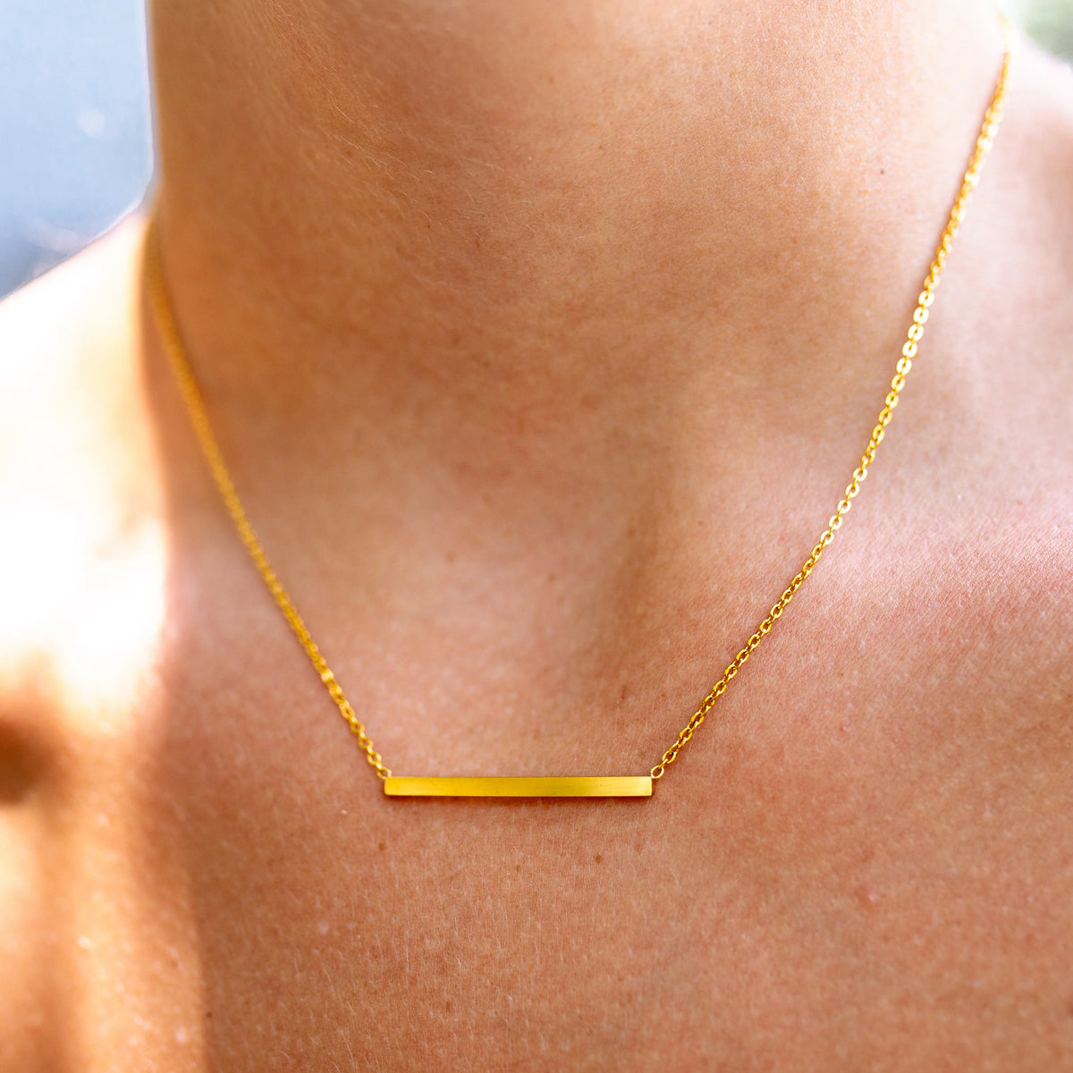ALCO Harmony Bar Necklace-Gold-Accessories-VerClare Boutique