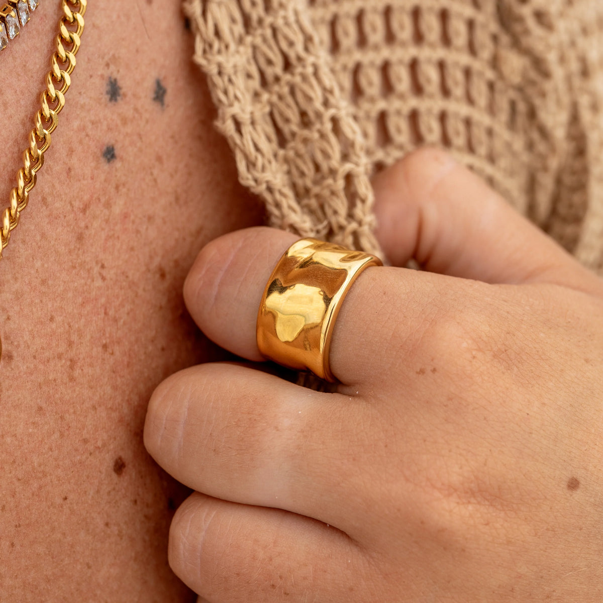 ALCO Sedona Ring Gold-Size 8-Accessories-VerClare Boutique