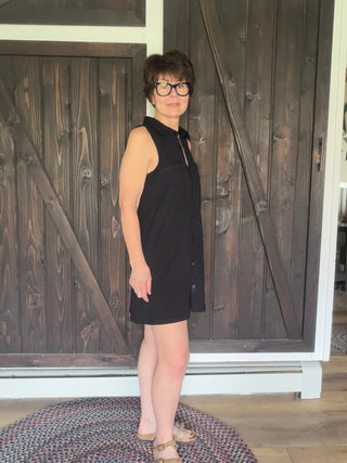 New Light Textured Mini Dress - Black-Dresses & RompersZ Supply New Light Textured Mini Dress - Black | VerClare Boutique-Shop the Z Supply New Light Textured Mini Dress in Black. Lightweight 100% cotton, button-front with tie waist. Sizes XS–L. Free US shipping on eligible orders.-VerClare Boutique