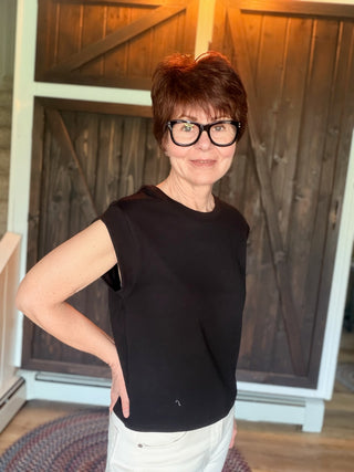 Camino Jersey Top - True Black-Tops Basic SolidZ Supply Camino Jersey Top in True Black | VerClare Boutique-Shop the Z Supply Camino Jersey Top in True Black — 100% cotton, relaxed fit. Sizes XS–L. Free US shipping on eligible orders.-VerClare Boutique