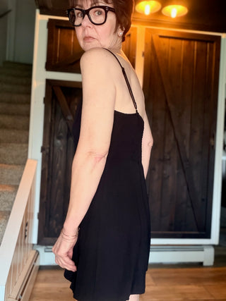 Sandpiper Romper - Black-Dresses & RompersZ Supply Sandpiper Romper – Black | VerClare Boutique-Shop the Z Supply Sandpiper Romper in Black. Lightweight cotton, V-neckline, button-front placket, smocked back & adjustable straps. Sizes XS–L.-VerClare Boutique