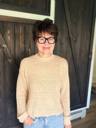 Ilia Light Weight Knit Top - Beige-SweatersIlia Light Weight Knit Top - Beige | VerClare Boutique | Jenison MI-Light Weight Knit Top is a beautiful soft lightweight knit long-sleeve top featuring a classic minimalist silhouette, a comfortable everyday fit, and an easy layering design. Free US shipping from VerClare Boutique.-VerClare Boutique