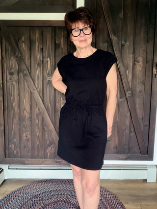 Kalani Dress-Dresses & RompersZ Supply Kalani Dress - Beige, Black & Santorini Indigo | VerClare Boutique-Shop the Z Supply Kalani Dress in Beige, Black, and Santorini Indigo. Soft 100% cotton jersey knit, crew neckline, relaxed silhouette, easy pull-on style. Sizes XS–L.-VerClare Boutique