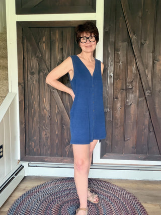 Solace Denim Mini Dress - Indigo