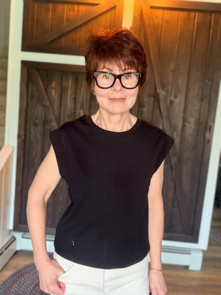 Camino Jersey Top - True Black-Tops Basic SolidZ Supply Camino Jersey Top in True Black | VerClare Boutique-Shop the Z Supply Camino Jersey Top in True Black — 100% cotton, relaxed fit. Sizes XS–L. Free US shipping on eligible orders.-VerClare Boutique