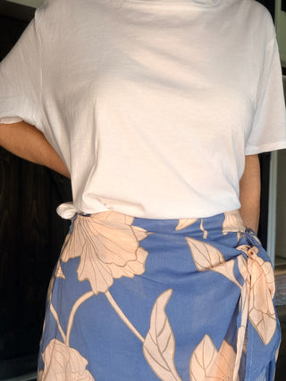 Lorna Bloom Floral Mini Skirt - Lake Blue-BottomsLorna Bloom Floral Mini Skirt- Lake Blue | VerClare Boutique | Jenison MI -Z Supply Lorna Bloom Floral Mini Skirt is a beautiful textured voile woven mini skirt featuring an allover floral print, a flattering wrap-inspired front, and a fixed tie detail at the waist. Free US shipping on eligible orders. Chenoa, Illinois-VerClare Boutique