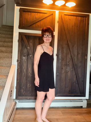Sandpiper Romper - Black-Dresses & RompersZ Supply Sandpiper Romper – Black | VerClare Boutique-Shop the Z Supply Sandpiper Romper in Black. Lightweight cotton, V-neckline, button-front placket, smocked back & adjustable straps. Sizes XS–L.-VerClare Boutique