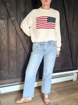 Aileeah Mid Rise Crop Slim Wide-JeansAileeah Mid Rise Crop Slim Wide | VerClare Boutique | Jenison MI -The VERVET Aileeah Mid Rise Crop Slim Wide Jean are a beautiful light denim, mid rise crop, slim wide denim jean with undone hem. They fit true to size — perfect for warm days, casual outings, vacations, or everyday wear. Made from a comfortable stretch denim of cotton and lyocell. Free US shipping from VerClare Boutique on eligible orders.-VerClare Boutique