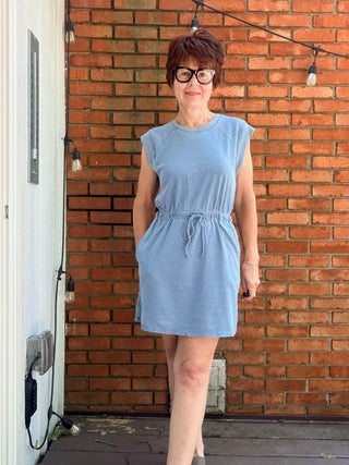 Kalani Dress-Dresses & RompersZ Supply Kalani Dress - Beige, Black & Santorini Indigo | VerClare Boutique-Shop the Z Supply Kalani Dress in Beige, Black, and Santorini Indigo. Soft 100% cotton jersey knit, crew neckline, relaxed silhouette, easy pull-on style. Sizes XS–L.-VerClare Boutique