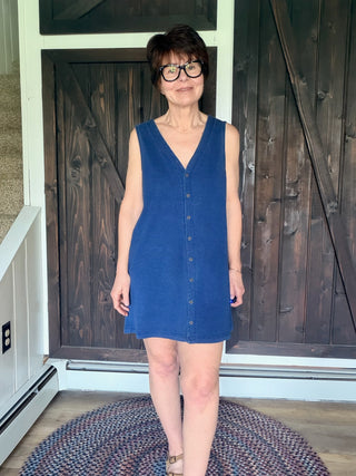 Solace Denim Mini Dress - Indigo
