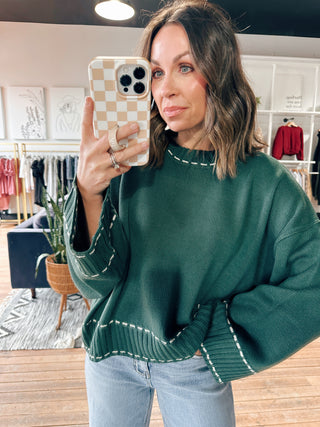 Lorelai Long Sleeve Sweater - 2 Colors-Sweaters-VerClare Boutique