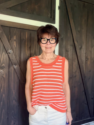 Margo Sleeveless Sweater Vest-ALL SALES FINAL-tops-VerClare Boutique