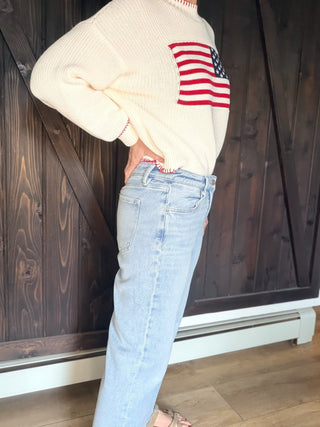 Aileeah Mid Rise Crop Slim Wide-JeansAileeah Mid Rise Crop Slim Wide | VerClare Boutique | Jenison MI -The VERVET Aileeah Mid Rise Crop Slim Wide Jean are a beautiful light denim, mid rise crop, slim wide denim jean with undone hem. They fit true to size — perfect for warm days, casual outings, vacations, or everyday wear. Made from a comfortable stretch denim of cotton and lyocell. Free US shipping from VerClare Boutique on eligible orders.-VerClare Boutique