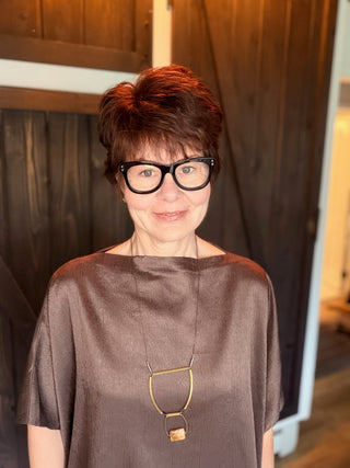 Meg Drape Loose Fit Top - Mauve/Mocha-Tops CasualMeg Drape Loose Fit Top - Mauve/Mocha | VerClare Boutique | Jenison MI -Beautiful loose fit top featuring a boat neck collar, keyhole in back.&nbsp; The fit is oversize and boxy with a relaxed, comfortable silhouette. Free US shipping from VerClare Boutique.-VerClare Boutique