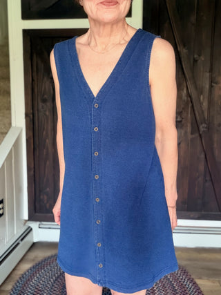 Solace Denim Mini Dress - Indigo