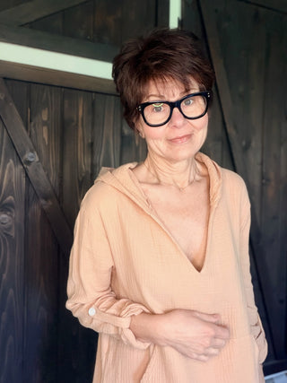 Sonja Gauze Hoodie-Tops Basic SolidSonja Gauze Hoodie | VerClare Boutique-Shop the Sonja Gauze Hoodie at VerClare Boutique. A lightweight, breezy gauze hoodie perfect for warm-weather layering. Free US shipping available on eligible orders.-VerClare Boutique