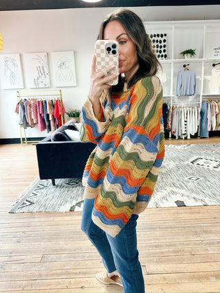 Katalina Color Block Sweater - Taupe Multi-SweatersKatalina Color Block Sweater - Taupe Multi | VerClare Boutique | Jenison MI-The Katalina Color Block Sweater is a beautiful soft cotton knit color block sweater featuring vibrant contrasting hues, a classic silhouette with a modern twist, and an effortlessly cozy feel. Free US shipping from VerClare Boutique.-VerClare Boutique