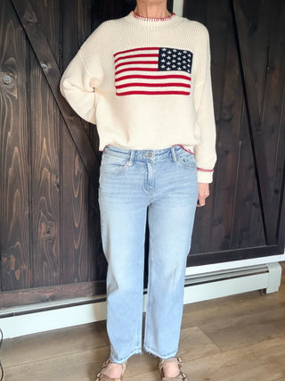 Aileeah Mid Rise Crop Slim Wide-JeansAileeah Mid Rise Crop Slim Wide | VerClare Boutique | Jenison MI -The VERVET Aileeah Mid Rise Crop Slim Wide Jean are a beautiful light denim, mid rise crop, slim wide denim jean with undone hem. They fit true to size — perfect for warm days, casual outings, vacations, or everyday wear. Made from a comfortable stretch denim of cotton and lyocell. Free US shipping from VerClare Boutique on eligible orders.-VerClare Boutique