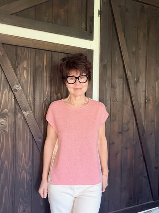 Rose Sweater Top-ALL SALES FINAL-Tops-VerClare Boutique