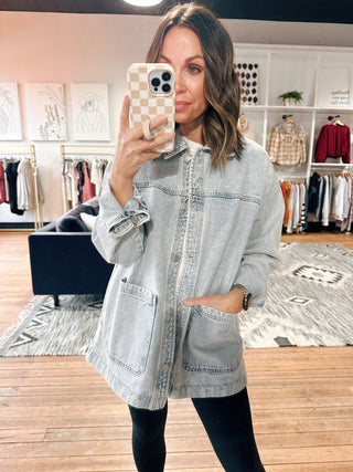 Z SUPPLY-On The Road Denim Jacket-Jackets & Kimonos-VerClare Boutique