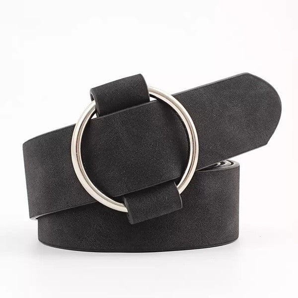 O-Ring Leather Belt-4 Colors-AccessoriesWomen's Leather Belt | VerClare Boutique | Chenoa, IL-Women's Leather Belt! The perfect simple staple belt to add to your wardrobe! Material: Vegan Leather with Silver Buckle Length: 41.3" Width: 1.18" Adjustable One Size. Located in Chenoa, Illinois about 20 minutes outside of Bloomington & Normal, IL in McLean County. Free Shipping on eligible Orders. Shop Pay Accepted.-VerClare Boutique
