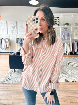 Edison Shirt - Rose Ivory