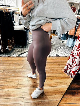 Callie Raisin Leggings-Bottoms-VerClare Boutique