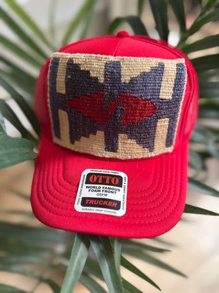 Orijinal Designs Trucker Cap-Red with Navy, Cream & Red-AccessoriesOrijinal Designs Trucker Cap-Black | VerClare Boutique | Chenoa, IL-Trucker Hat. Wear with care! Structured Bill. Final sale. Free US shipping on all eligible orders. Shop Pay Accepted. Located in Chenoa, Illinois.-VerClare Boutique