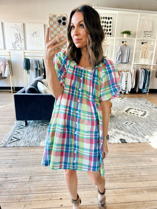 Kate Multicolor Mini Dress - Multi