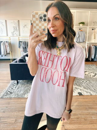Motherhood Graphic Tee - Lilac/Pink-Tops Basic PrintMotherhood Graphic Tee – Lilac/Pink | VerClare Boutique | Chenoa, IL-Shop the Motherhood Graphic Tee in lilac and pink at VerClare Boutique. A soft, feel-good graphic tee that’s easy to style for everyday wear.-VerClare Boutique