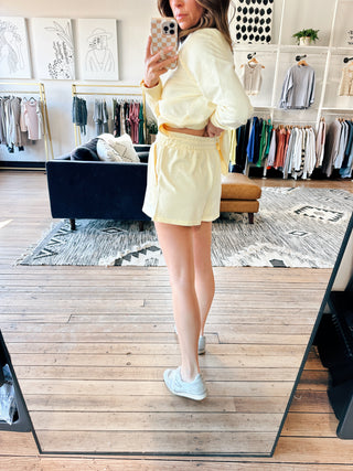 Birdie Short - Sunnyside-BottomsHarper Two Piece Set-Blush | VerClare Boutique | Chenoa, IL-Women's Blush Lounge Set. Available in sizes: S, M, L. 60% Cotton, 40% Polyester. Free US shipping on all eligible orders. Located in Chenoa, Illinois.-VerClare Boutique