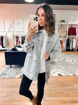 Z SUPPLY-On The Road Denim Jacket-Jackets & Kimonos-VerClare Boutique