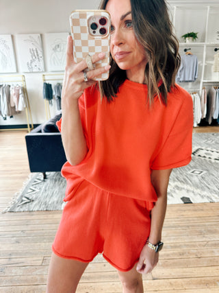 Della Raw Edge Sweater Set – 2 Colors-BottomsDella Raw Edge Sweater Set | VerClare Boutique | Chenoa, IL-VerClare Boutique