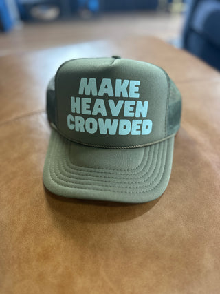 Make Heaven Crowded Trucker-Accessories-VerClare Boutique