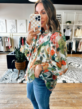 Forever Floral Top-Tops Casual-VerClare Boutique