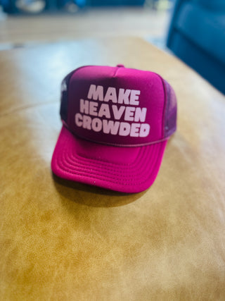 Make Heaven Crowded Trucker-Accessories-VerClare Boutique