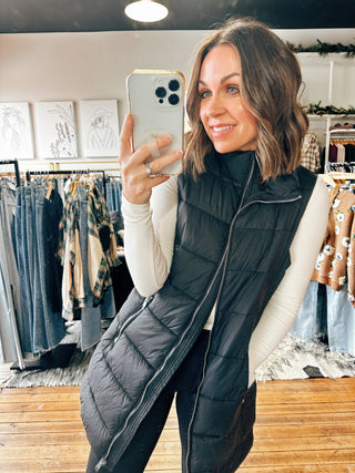 Elsa Puffy Vest-4 Colors-Jackets & KimonosWomen's Puffy Vest | VerClare Boutique | Chenoa, IL-Women's Puffy Vest! Features pockets while the zip closure ensures a secure fit. Fabric Content: 100% Nylon. Located in Chenoa, Illinois about 20 minutes outside of Bloomington & Normal, IL in McLean County. Free Shipping on eligible Orders. Shop Pay Accepted.-VerClare Boutique