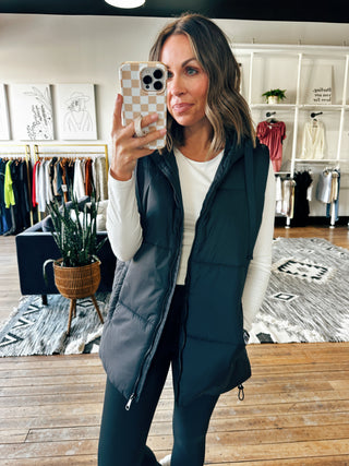 Olivia Puffer Vest-2 Colors-Jackets & KimonosOlivia Puffer Vest | VerClare Boutique | Chenoa, IL-Olivia Puffer Vest! Located in Chenoa, Illinois about 20 minutes outside of Bloomington & Normal, IL in McLean County. Free Shipping on eligible Orders. Shop Pay Accepted.-VerClare Boutique