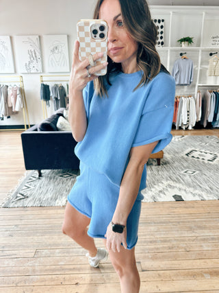 Della Raw Edge Sweater Set – 2 Colors-BottomsDella Raw Edge Sweater Set | VerClare Boutique | Chenoa, IL-VerClare Boutique