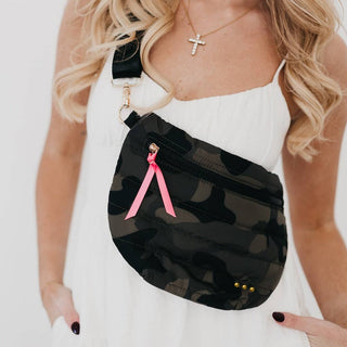 Jolie Puffer Bum Bag- Camo-Accessories-VerClare Boutique