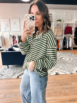 Avelyn Striped Textured Henley Top - 2 Colors-Tops Basic PrintCoriel Striped Textured Henley Top | VerClare Boutique | Chenoa, IL-Women's Coriel Striped Textured Henley Top | Sizes: S, M, L | Color: Black, Burgundy | Free US shipping on all eligible orders. Located in Chenoa, Illinois-VerClare Boutique