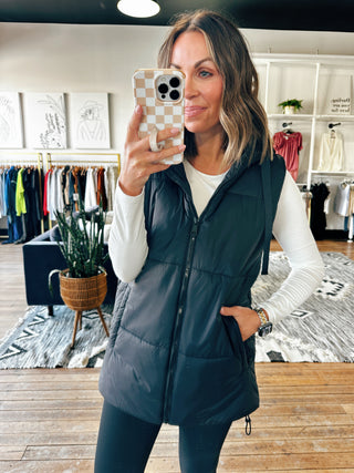 Olivia Puffer Vest-2 Colors-Jackets & KimonosOlivia Puffer Vest | VerClare Boutique | Chenoa, IL-Olivia Puffer Vest! Located in Chenoa, Illinois about 20 minutes outside of Bloomington & Normal, IL in McLean County. Free Shipping on eligible Orders. Shop Pay Accepted.-VerClare Boutique