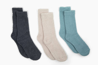 Cozy Cloud Socks - Charcoal-Stocking Stuffers-VerClare Boutique