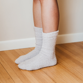 Cozy Cloud Socks - Ivory - Warm & Soft - Women’s Gift-Accessories-VerClare Boutique