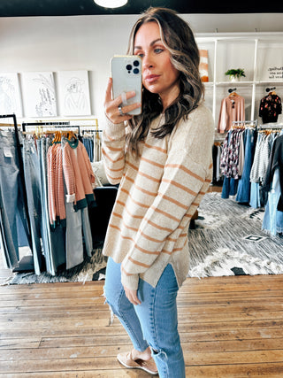 Heather Mustard Sweater-Sweaters-VerClare Boutique