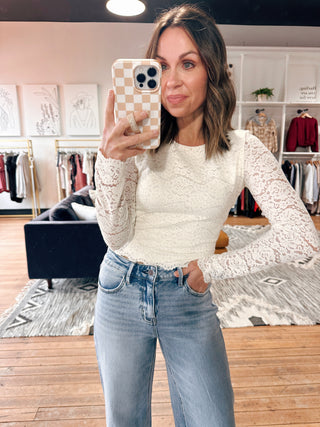 Z-Supply Aurora Lace Top-2 Colors-Tops Casual-VerClare Boutique