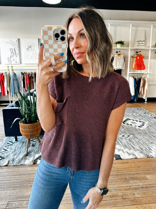 Zoey Dolman Pocket Knit Sweater - 3 Colors-Sweaters-VerClare Boutique