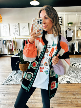 Scout Patch Detail Sweater - 2 Colors-SweatersScout Patch Detail Sweater - 2 Colors | VerClare Boutique | Chenoa, IL-Women's Patch Sweater | Scout Patch Detail Sweater | Sizes: S, M, L | Color: Almond Multi, Black Multi | Free US shipping on eligible orders. Chenoa, Illinois-VerClare Boutique