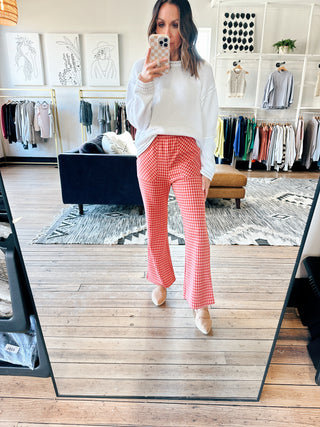 Bellami Crochet Sweater - White-SweatersHarper Two Piece Set-Blush | VerClare Boutique | Chenoa, IL-Women's Blush Lounge Set. Available in sizes: S, M, L. 60% Cotton, 40% Polyester. Free US shipping on all eligible orders. Located in Chenoa, Illinois.-VerClare Boutique