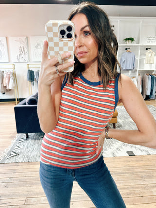 Bexley Striped Tank Top - 2 Colors-Tops CasualBexley Striped Tank | VerClare Boutique | Chenoa, IL-VerClare Boutique
